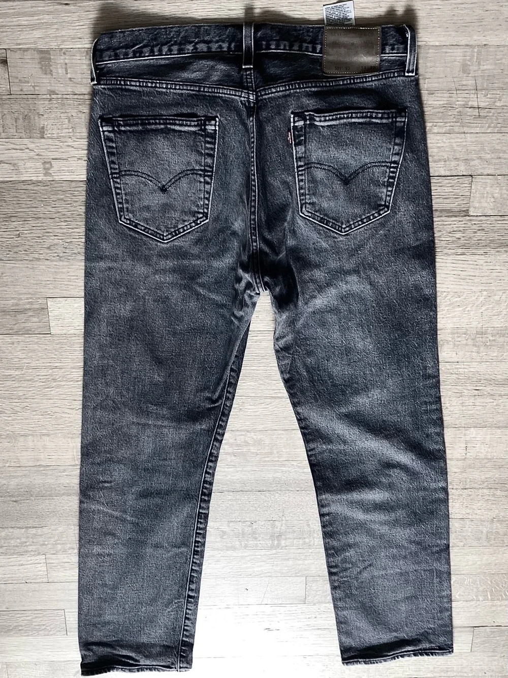 Levi's Men's Skinny Jeans in Black Grey Wash